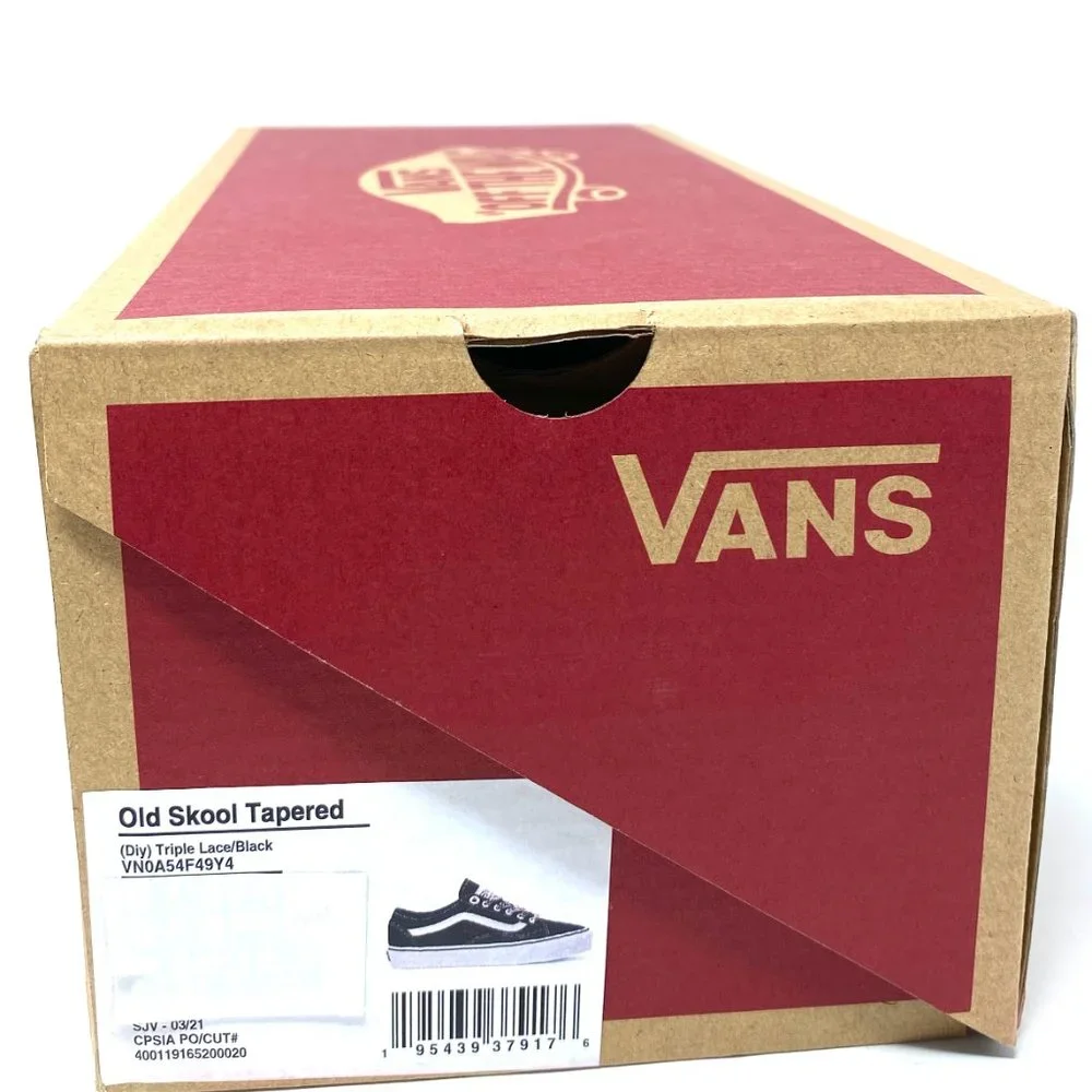 Vans Old Skool Tapered Skateboarding Checkered Women's size Canvas VN0A54F49Y4 - Picture 10 of 11